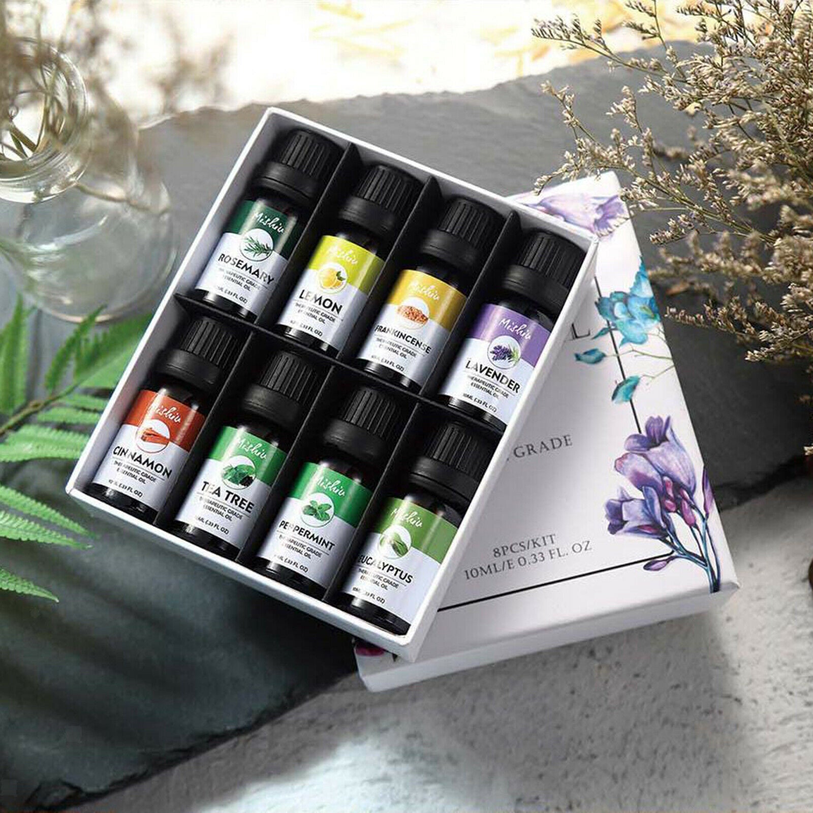 1Set Natural Essential Oils Kit for Humidifier Aromatherapy Hair