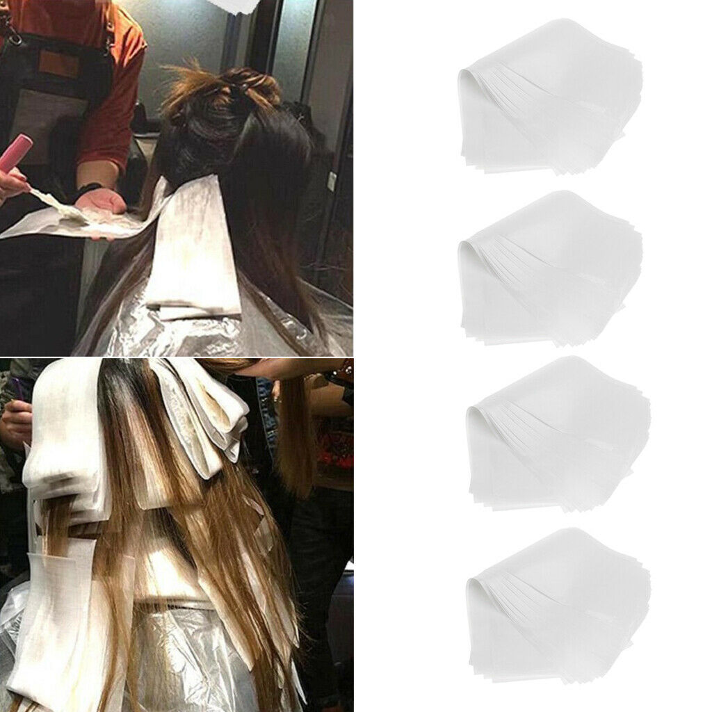 200Pcs Professional Hair Color Separating Paper Styling Dyeing Sheets Tool