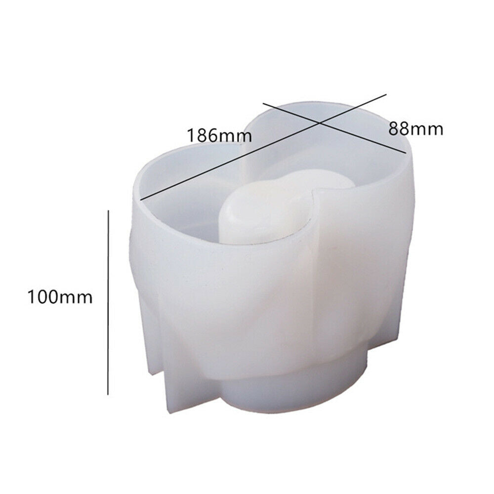 Hip Silicone Mold Concrete Flowerpot Ass Shape Cement Vase Pen Holder Art DIY