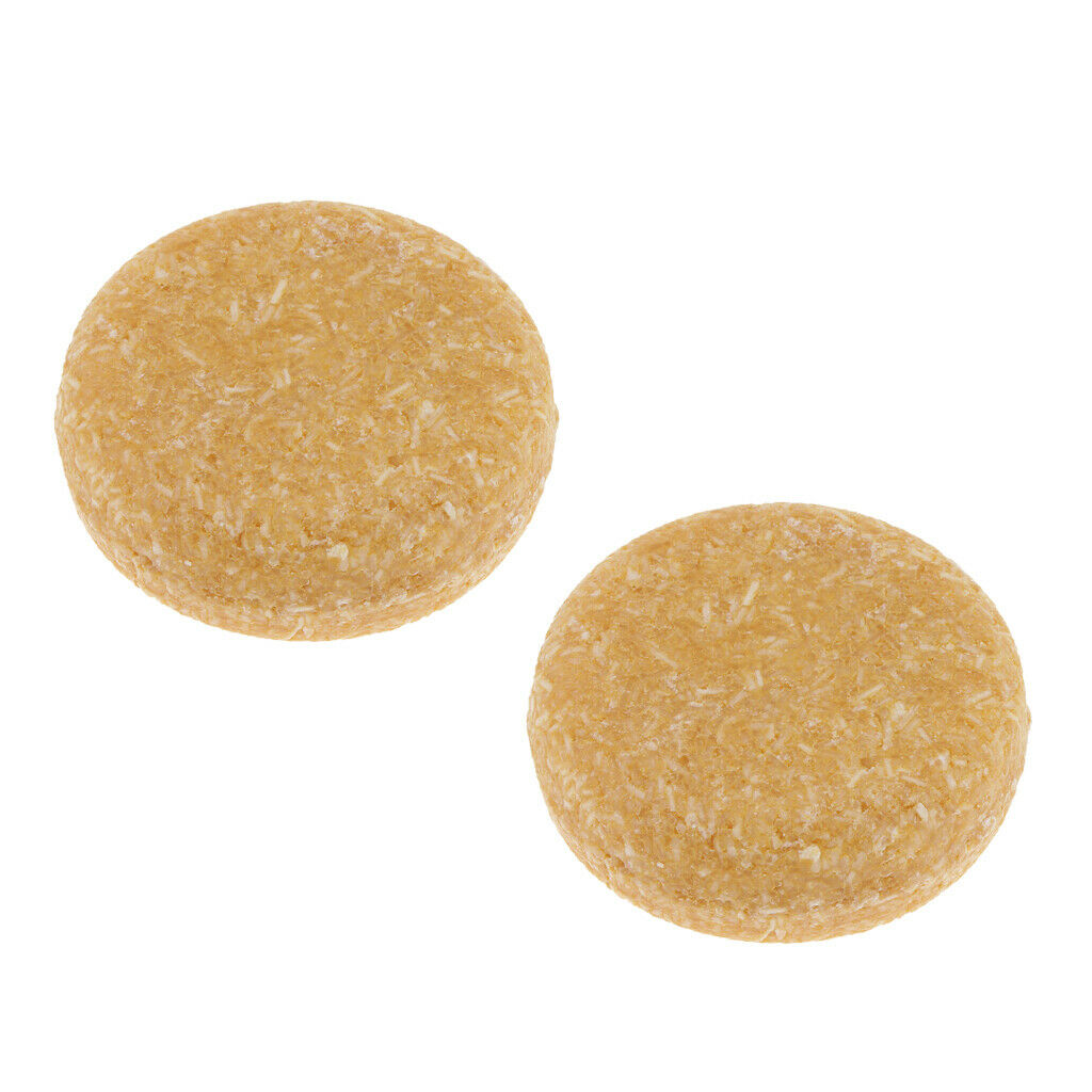 2pcs 55g Handmade Hair Shampoo Soap Natural Dry Hair Care Wash Shampoo Honey