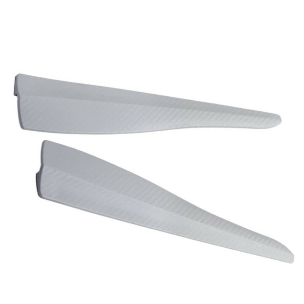 2 Pieces Car Body Rearview Mirror Anti-scratch Protector Strips 360mm Grey