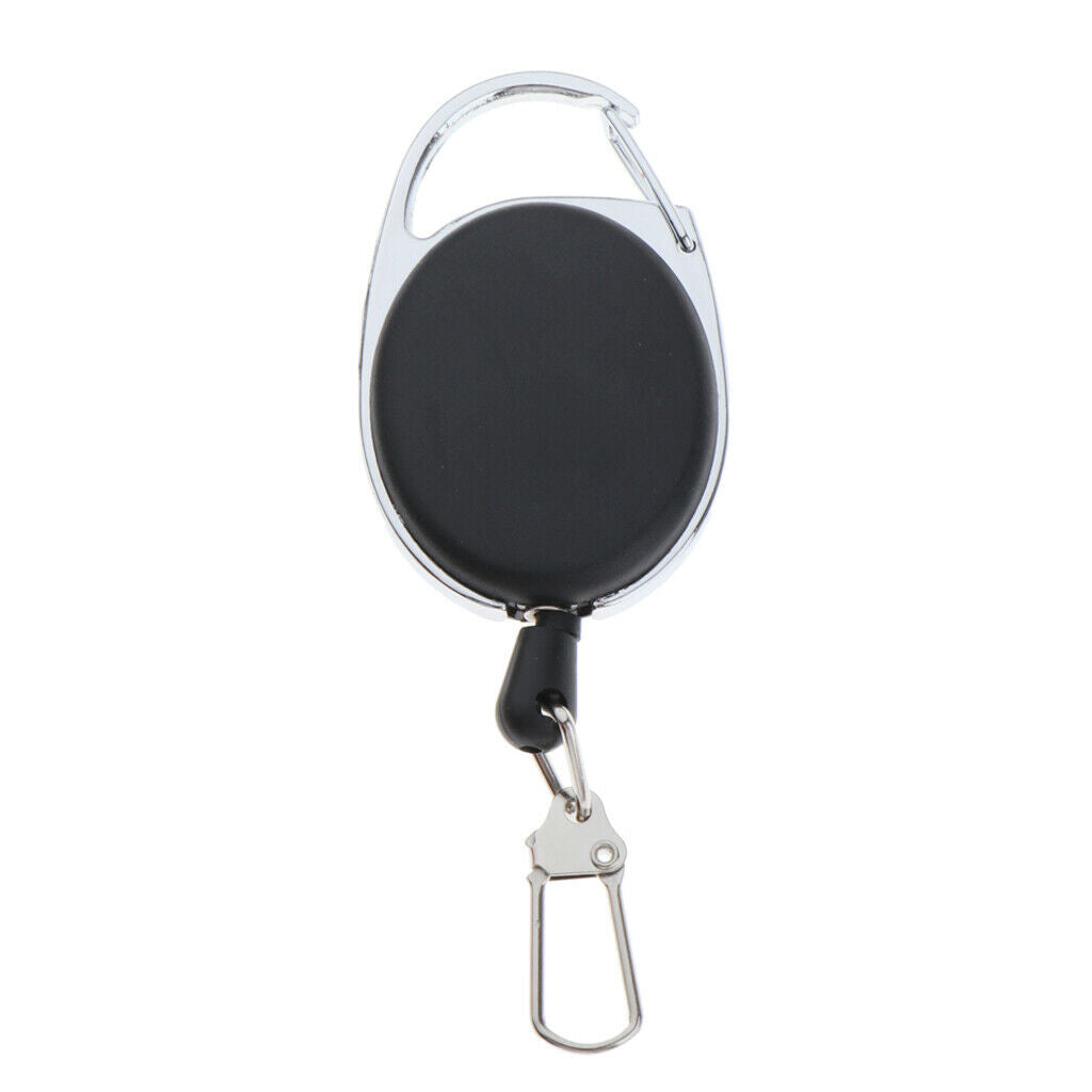 Anti-lost Retractable Key Chain Holder Lanyard Reel Steel Wire Retracting