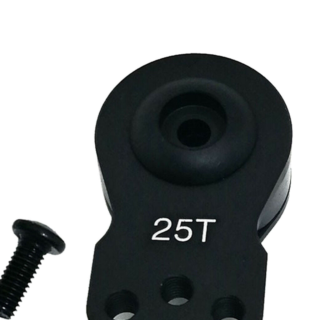 1/10 RC Car Steering Servo Horn Arm 25 Teeth Tooth 25T Servo Horn Black