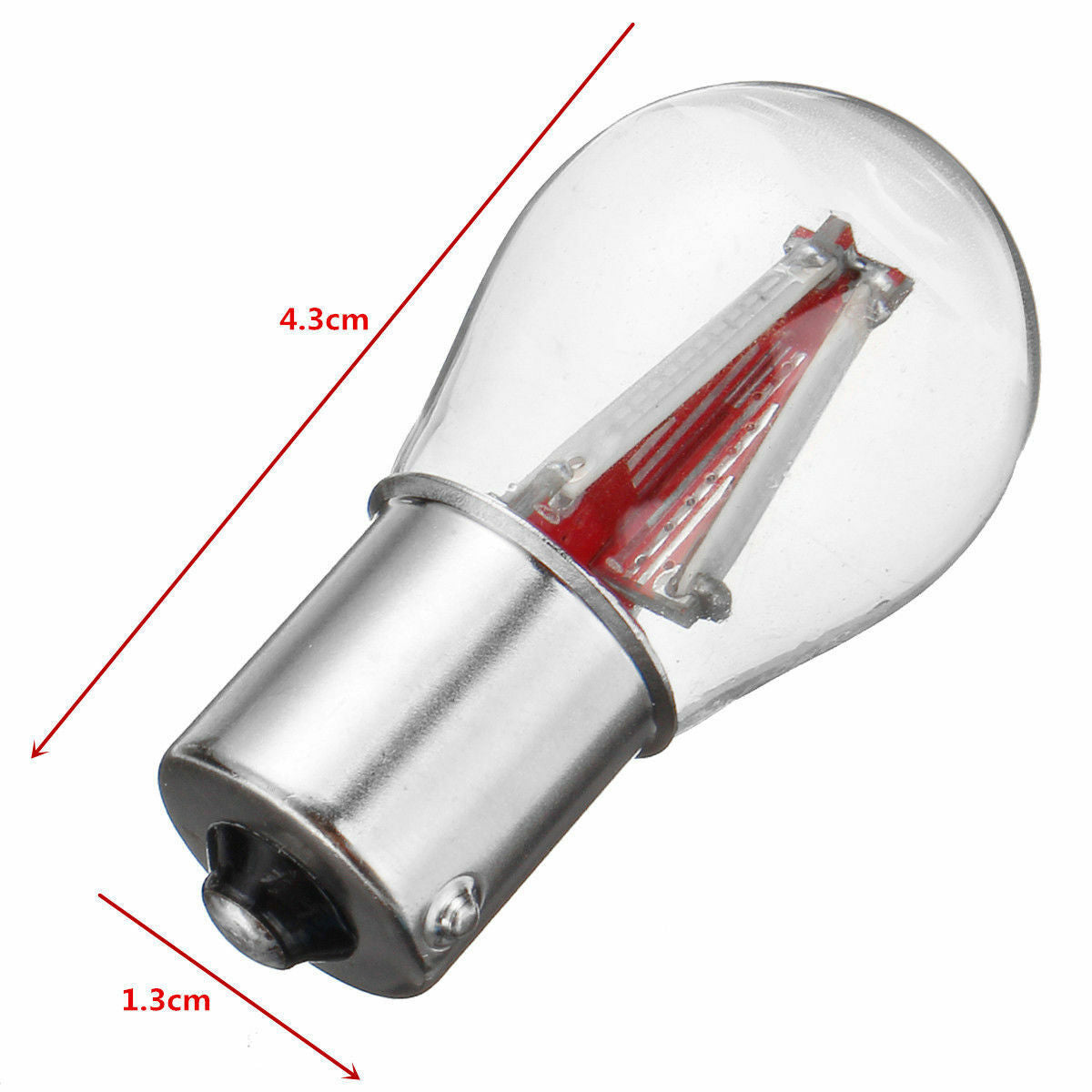 Filament 1156 BA15S 21/5W 4LED Car Reverse Backup Tail Stop Brake Light Bulb CH