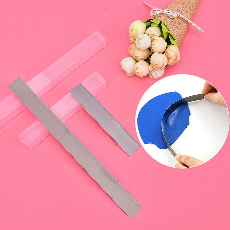 2pcs 4"/8" Stainless Steel Cutters Blades Polymer Pottery Clay Cutting To.l8