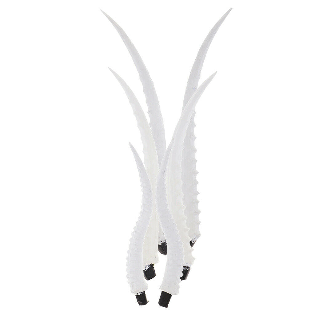 45cm Artificial Antelope Horns Costume Accessory for DIY Hair Headband Hoop