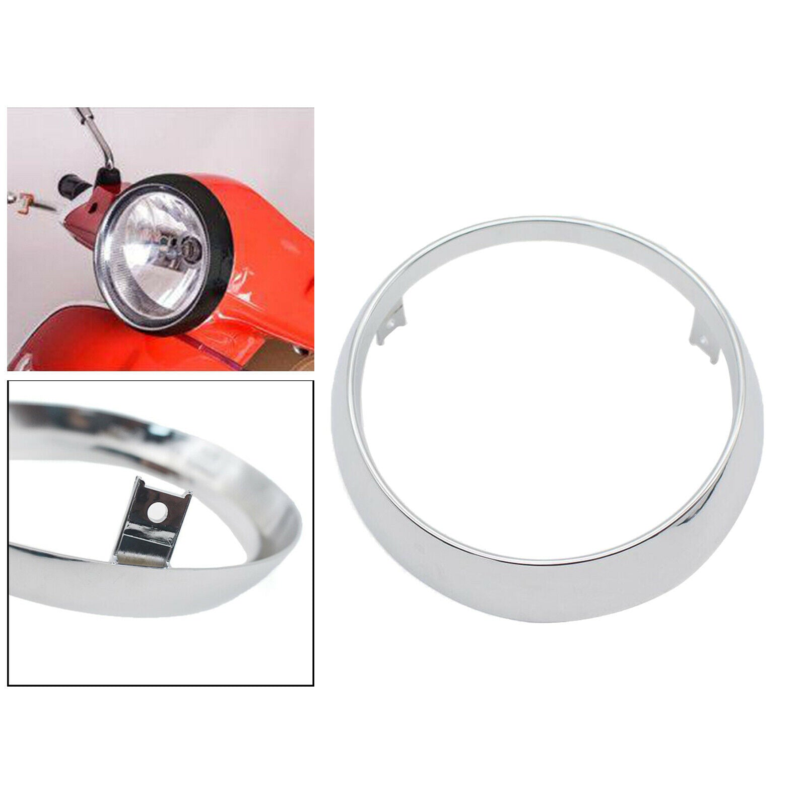 Plastic Motorcycles Headlamp Trim Ring Suit for Vespa Primavera 125 250 300
