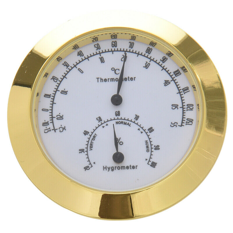 Copper+Zinc Alloy Guitar Violin Hygrometer Moisture Meter Temperature and HumiV6