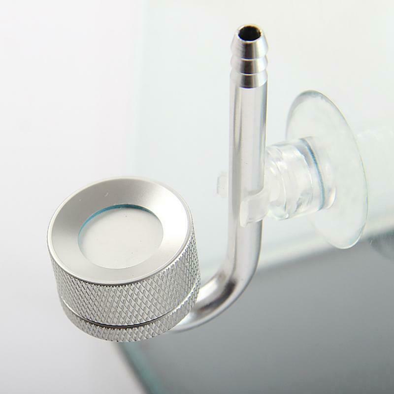 Aquarium CO2 Diffuser For Fish Tank Plant Carbon Dioxide Refiner & Suction Cup
