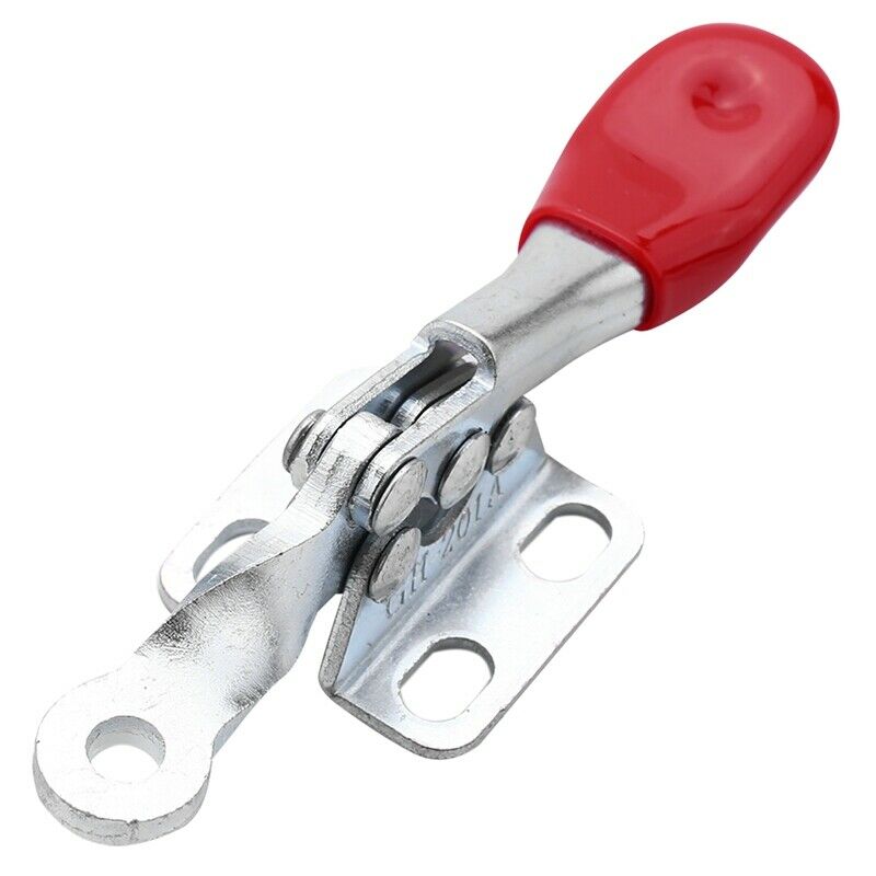 4 PCS 60 Lbs Antislip Covered Hand Tool Toggle Clamp Horizontal Clamp 201A D4PP3