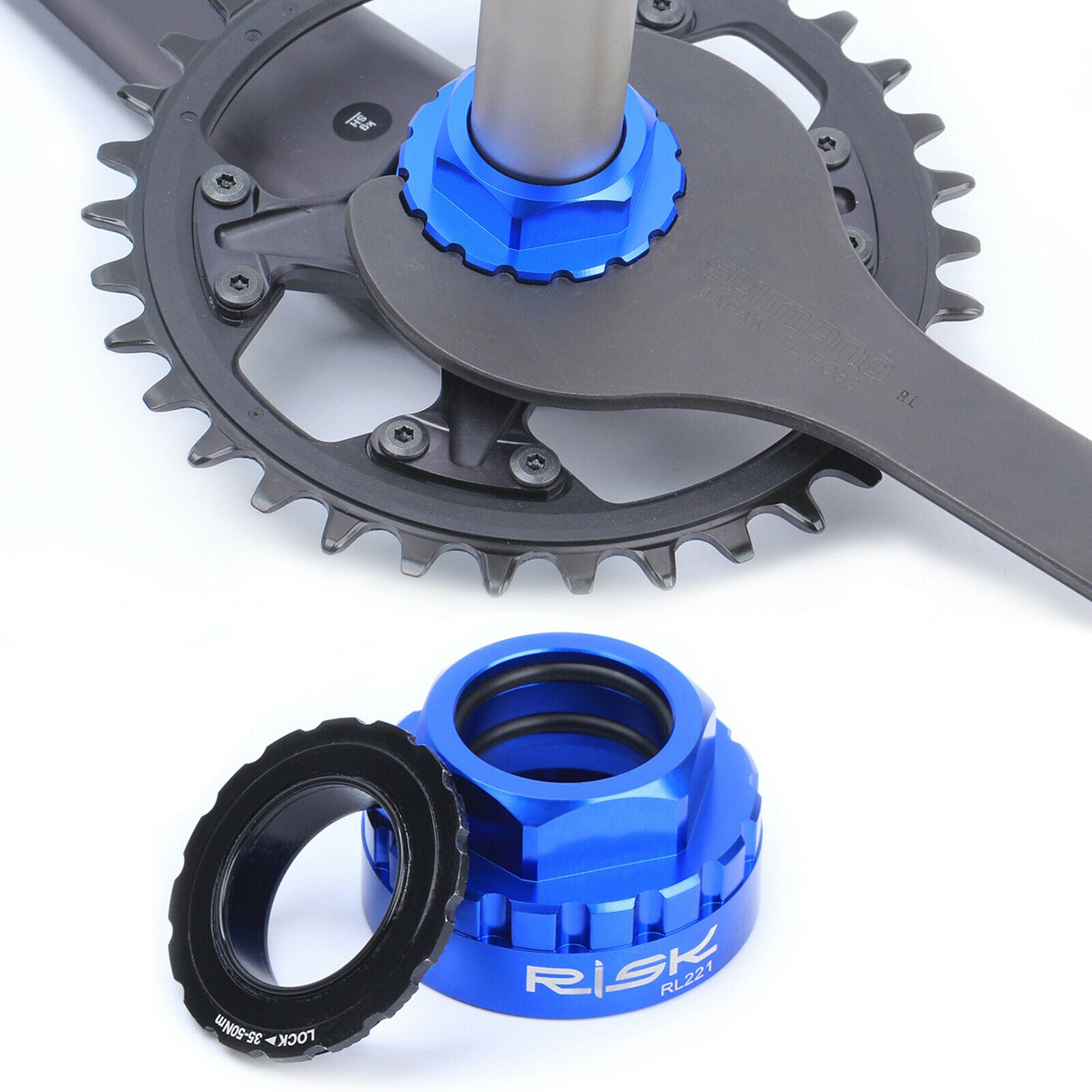 12-Speed Aluminum alloy Chainring BB Removal Tool Accessories for Shimano