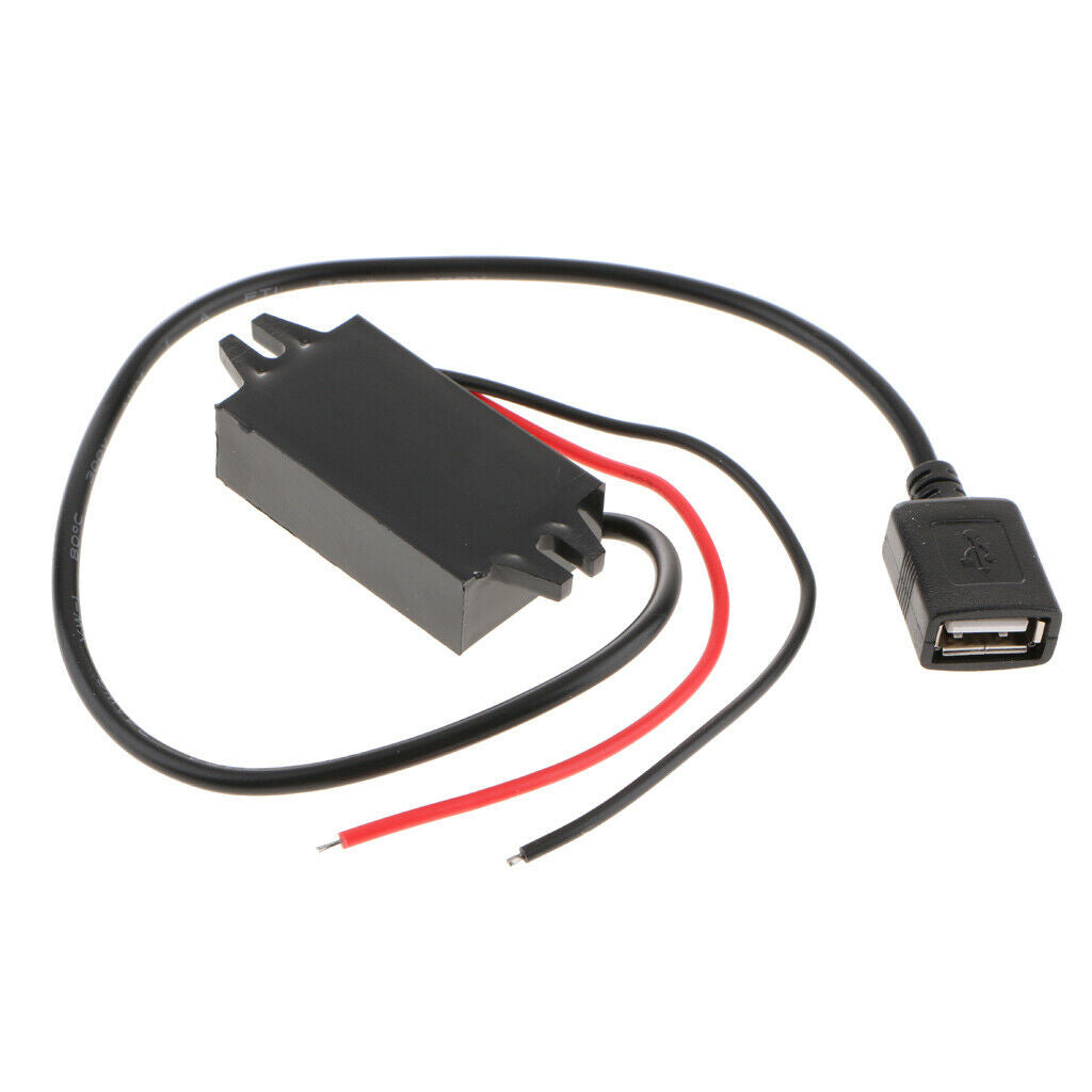 Waterproof DC 8V-24V to DC 5V 3A  Converter with Single USB Port