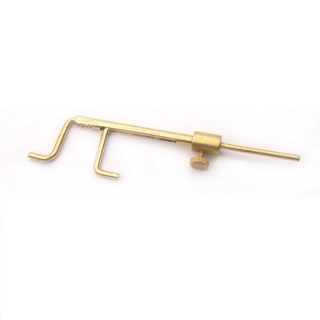 1 set violin fiddle tools brass sound post gauge & retriever clip &