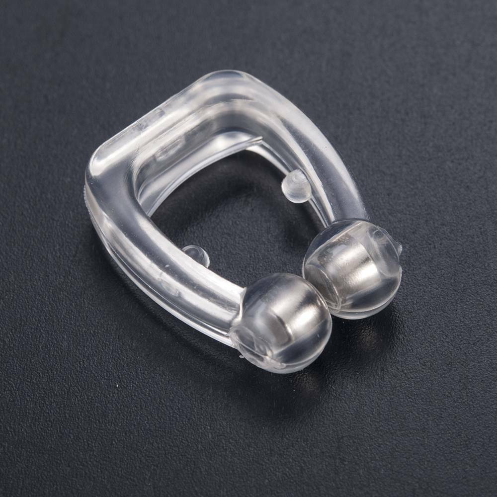 2X Magnetic Anti Snore Free Nose Clip Solution Cure Stop Snoring Sleep Ring+Box