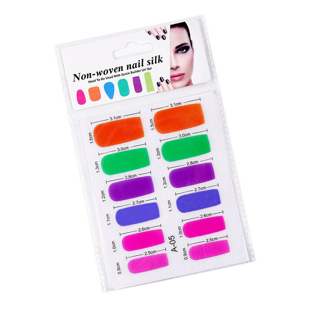 2Pcs Nail Art Fiberglass Non-woven Silk Extension Tips Manicure DIY Tools 05