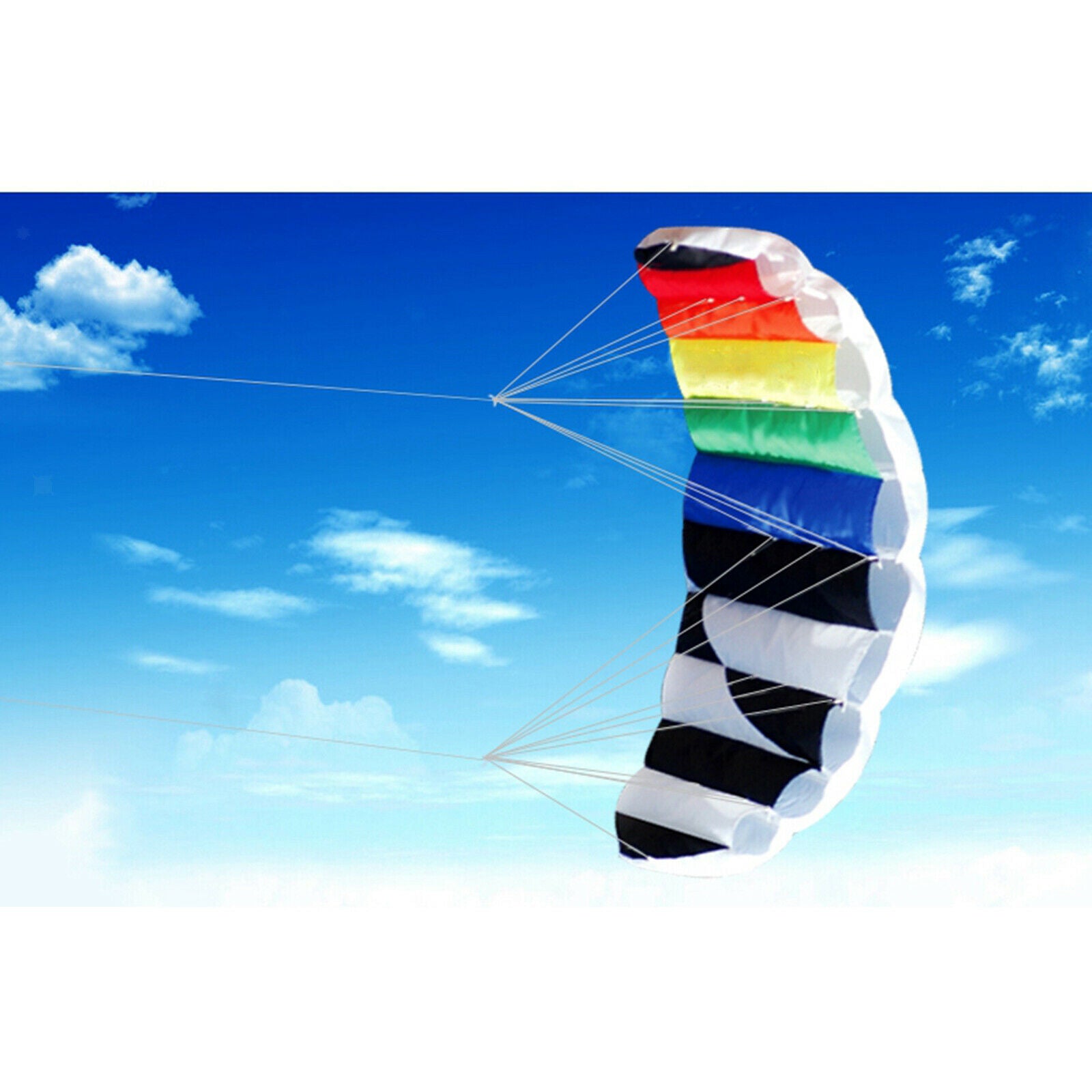 Stunt Power Kite Beach Dual-Line Wing Kitesurfing Parafoil Outdoor Parachute