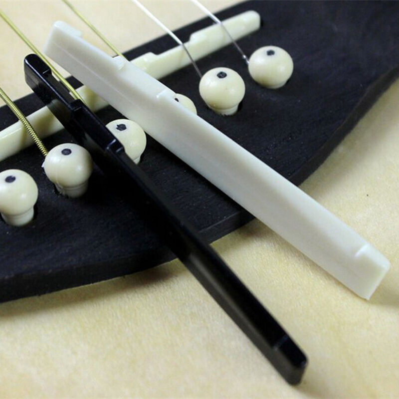 2Set Faux Buffalo Plastic Bridge Saddle for 6 String Acoustic Guitar Hot B.l8