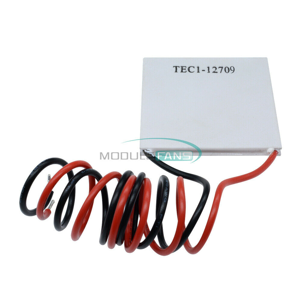 5 X TEC1-12709 Heatsink Thermoelectric Cooler Cooling Peltier Plate Module 15.2V