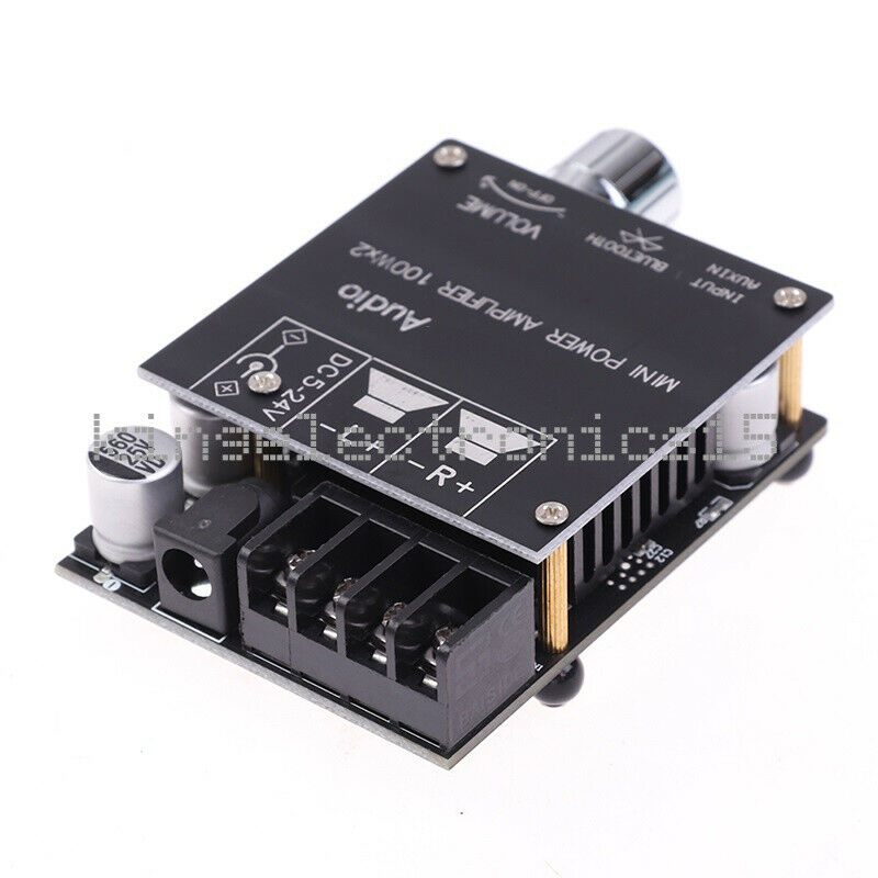 2x100W TPA3116 Bluetooth 5.0 High power Amplifier Board Adjustable Button NEW