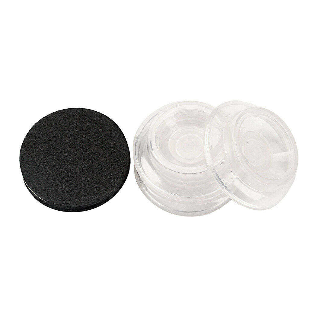 4x transparent Vertical MATS Piano Caster Cup Instrument Parts Accessories
