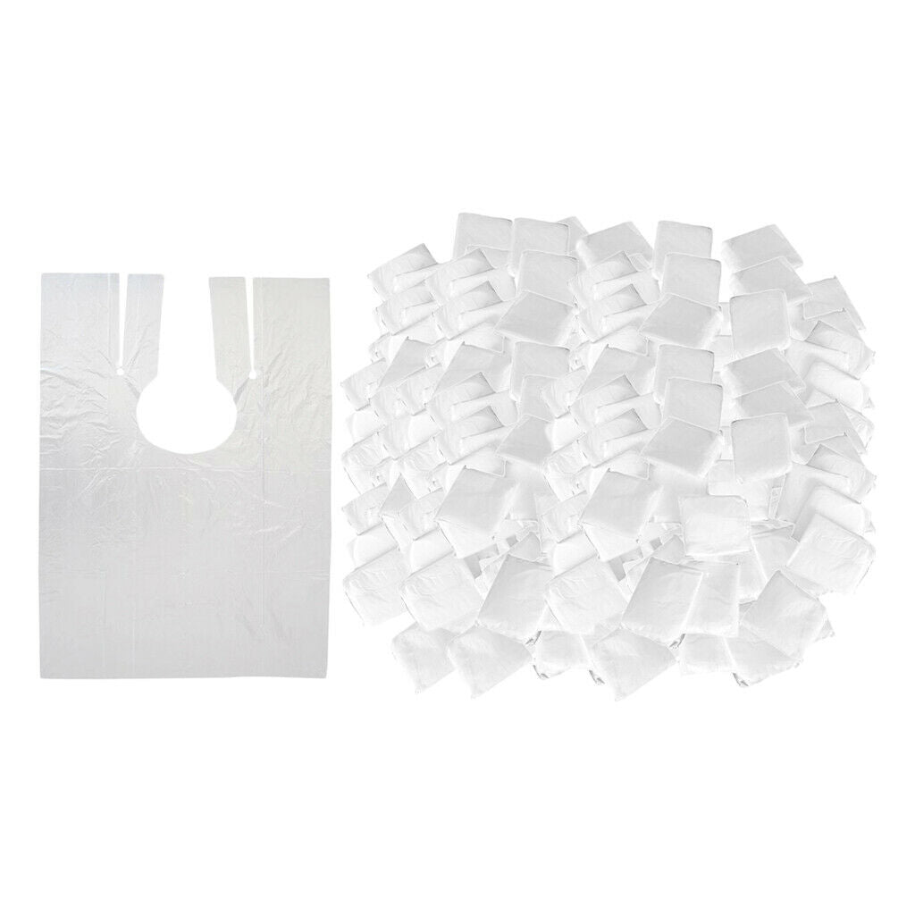 600 Pieces Disposable Hair Cutting Capes Salon Gowns Barber Cloth Aprons
