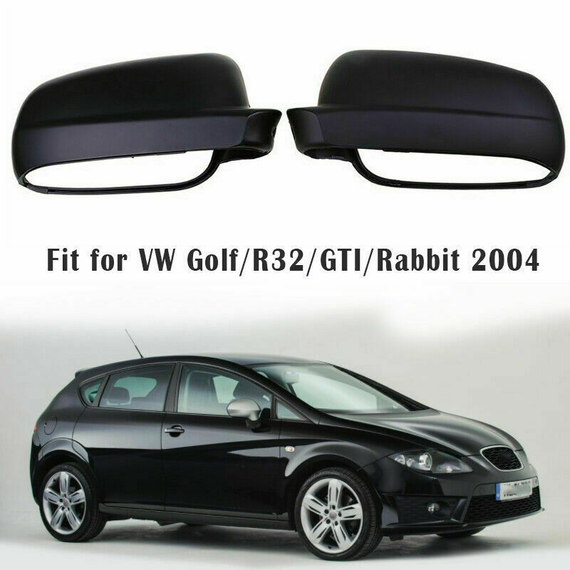 2PcsÂ Rear ViewÂ Mirror Cover Left+Right Side Fit For VW Golf/R32/GTI/Rabbit 2004