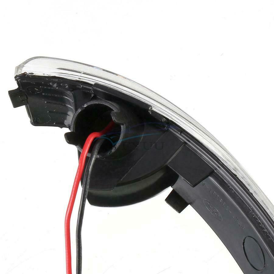 2× Smoke-activated Rearview Mirror Turn Signal Light Left & Right For Ford Focus