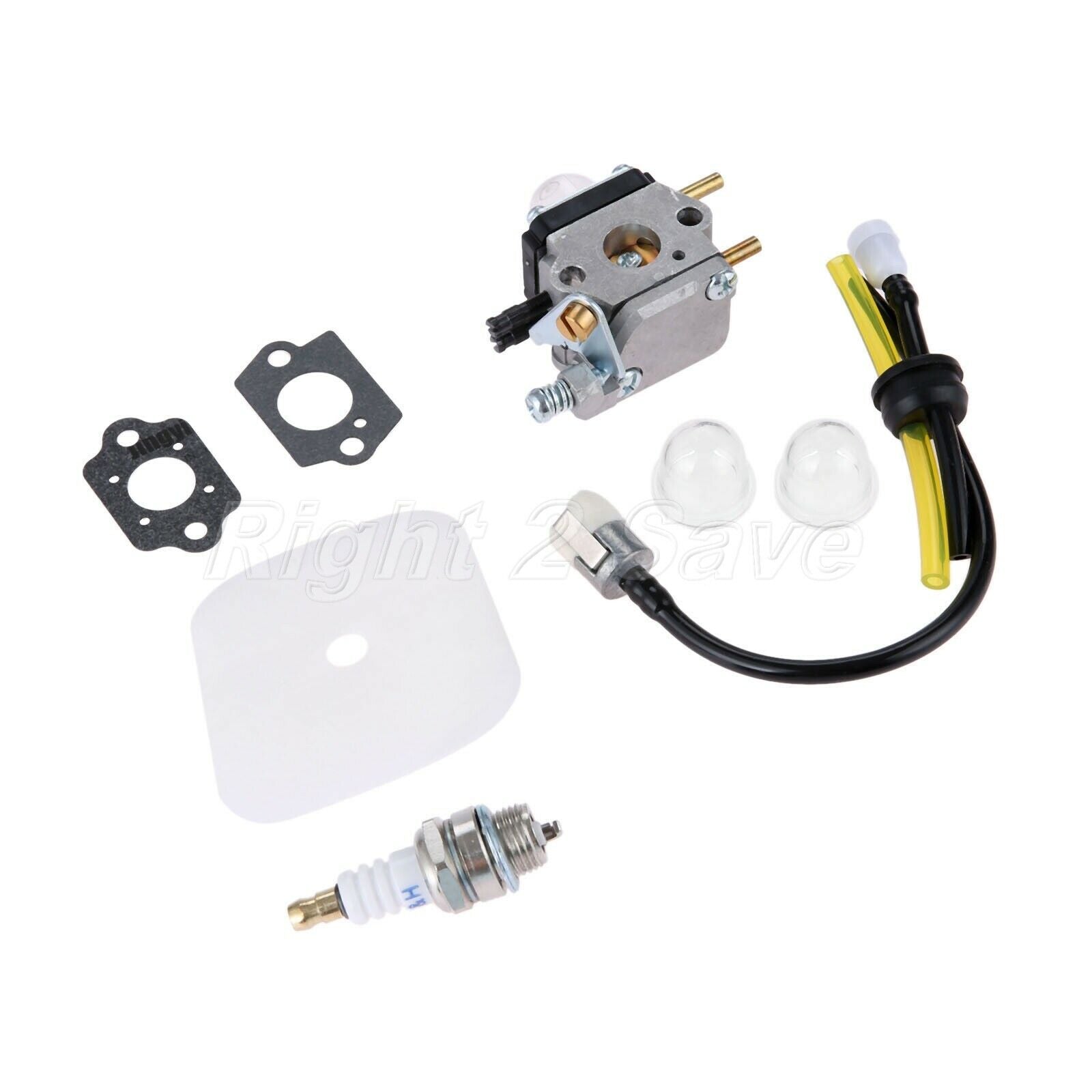 Lawnmower Carburetor Carb Parts Kit For Mantis Tiller 7222 7225 7230 7234 7924