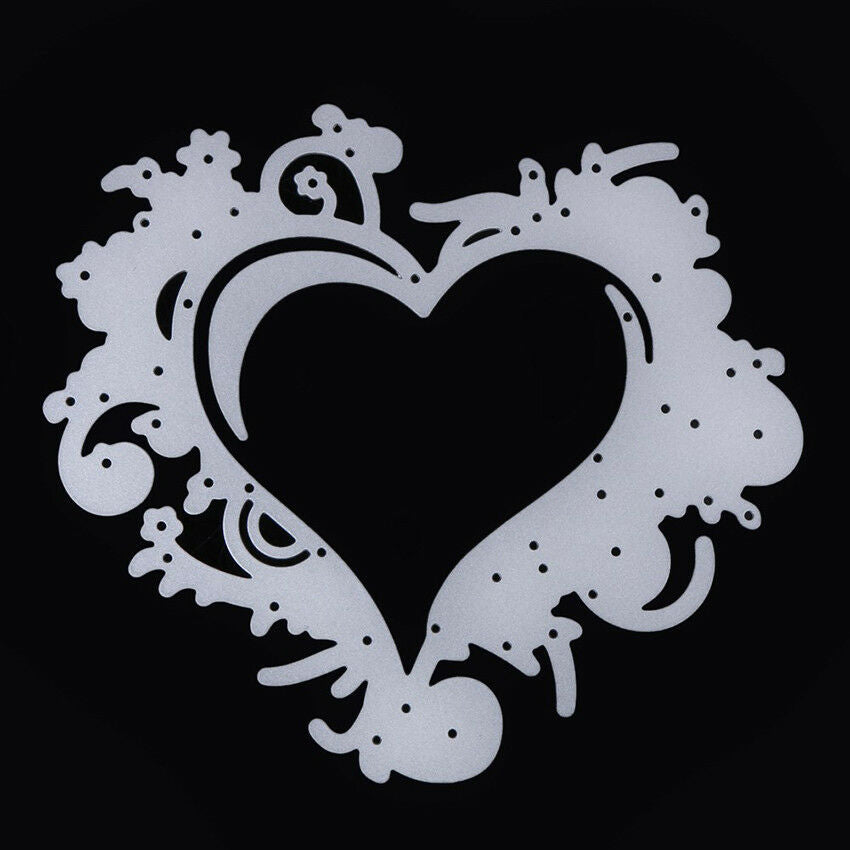 2019 Metal Hearts Heart Die Die Scrapbooking Craft Stamping Die Cut Card Stencil