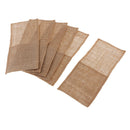 6pcs Burlap Cutlery Pouch Knifes Forks  Wedding Favors Party Supplies
