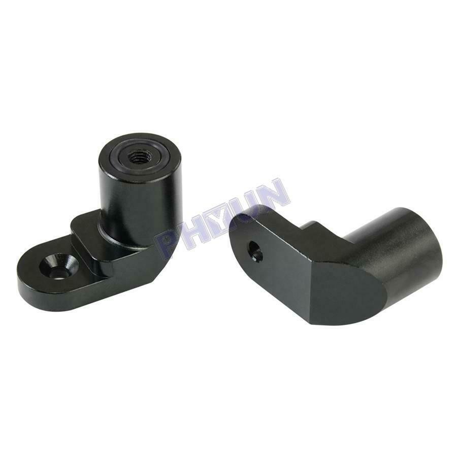 Black Car Rear Wing Spoiler Riser Lift Extension Kit For Ford Fiesta ST 2014-Up