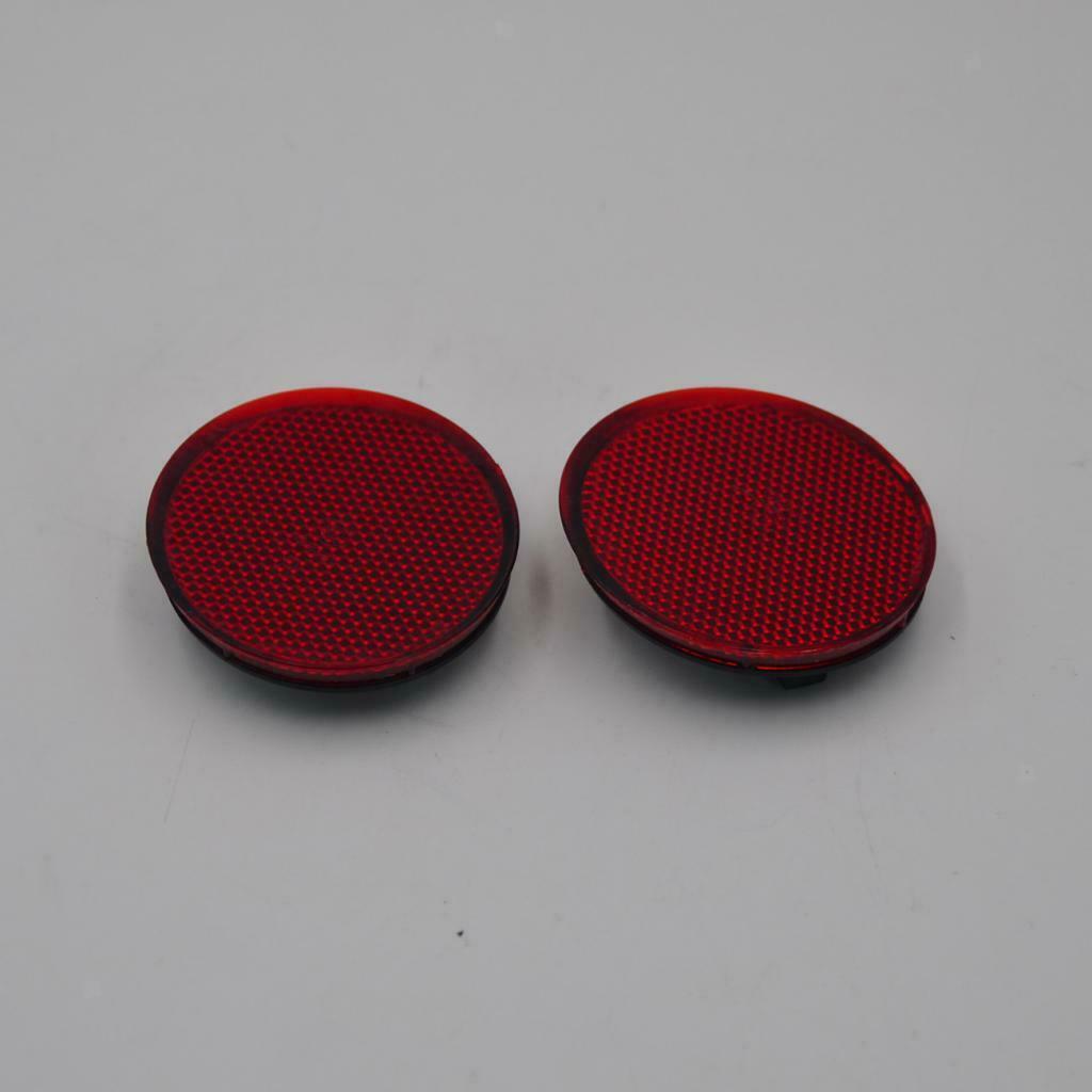 Round Reflectors Light Bumper Reflective Strips For  QASHQAI 2007-2015