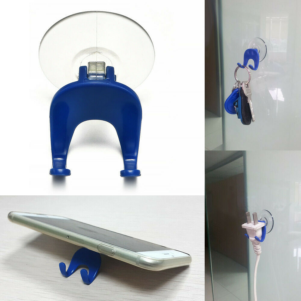 Newly Multifunction Home Kitchen Plastic Suction Cup Rack Stand Holder Wall Hook