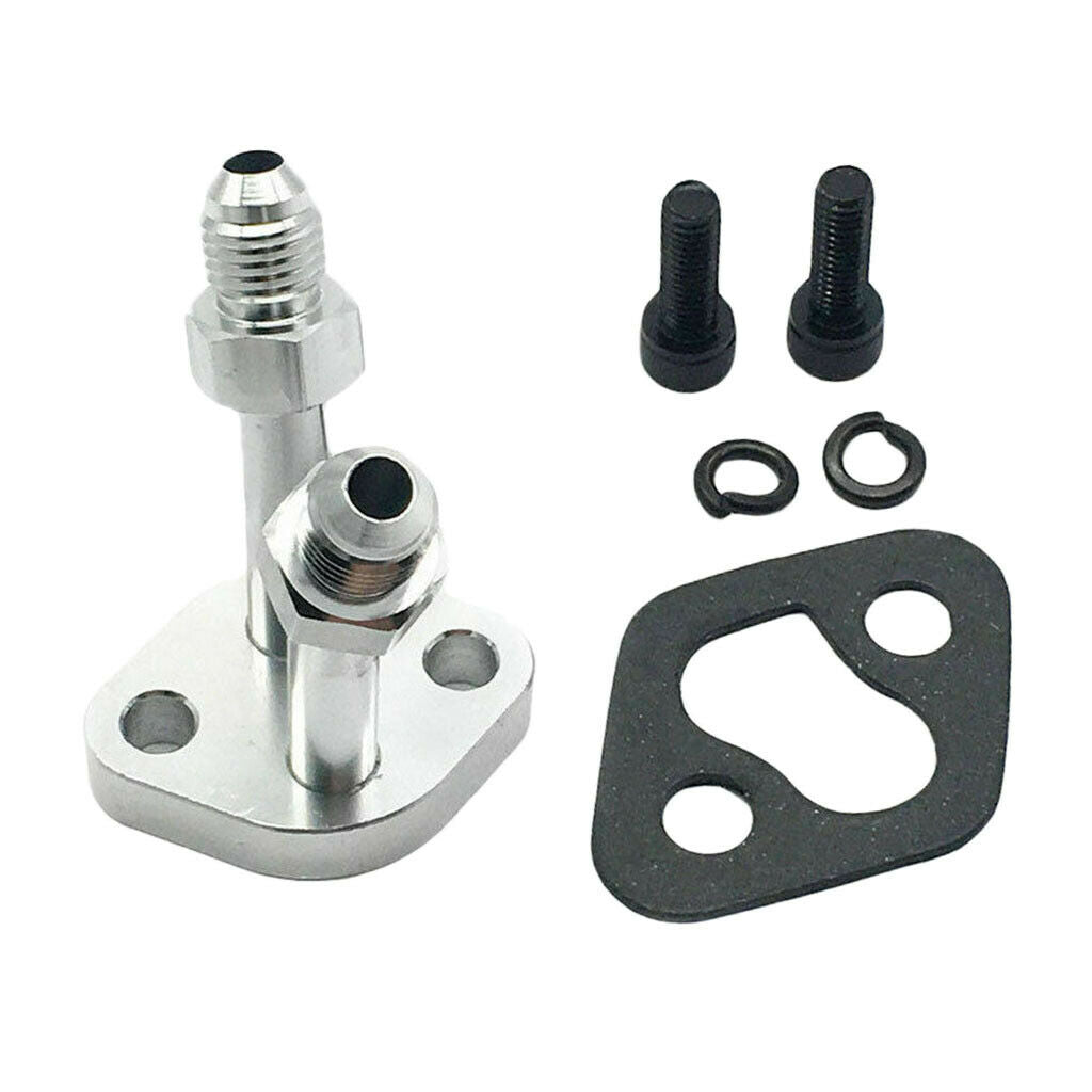 Aluminum Turbo Water Coolant Flange Kit For  CT9 CT12 CT20 CT26 4AN