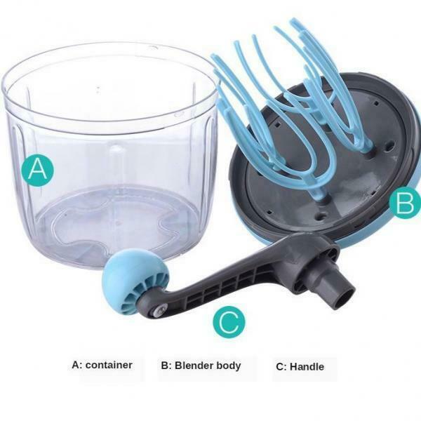 Manual Egg Beater Hand Crank Whisk Eggbeater Kitchen Baking Cooking Supplies