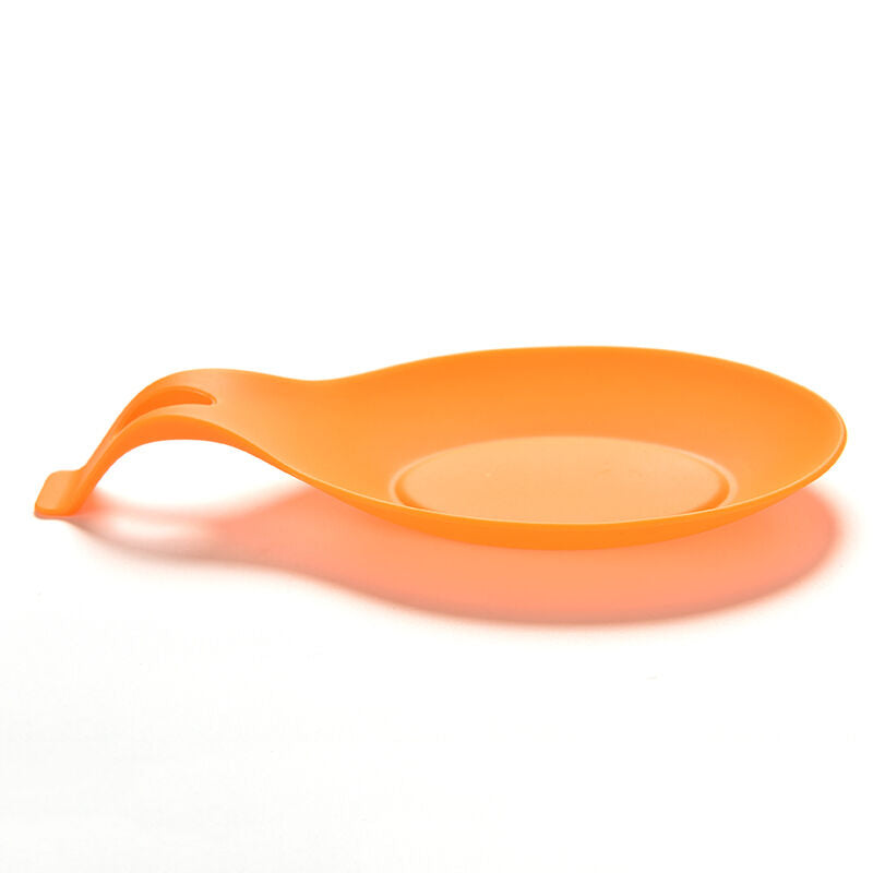 Silicone Spoon Rest Heat Resistant Kitchen Utensil Spatula Holder Cook .l8