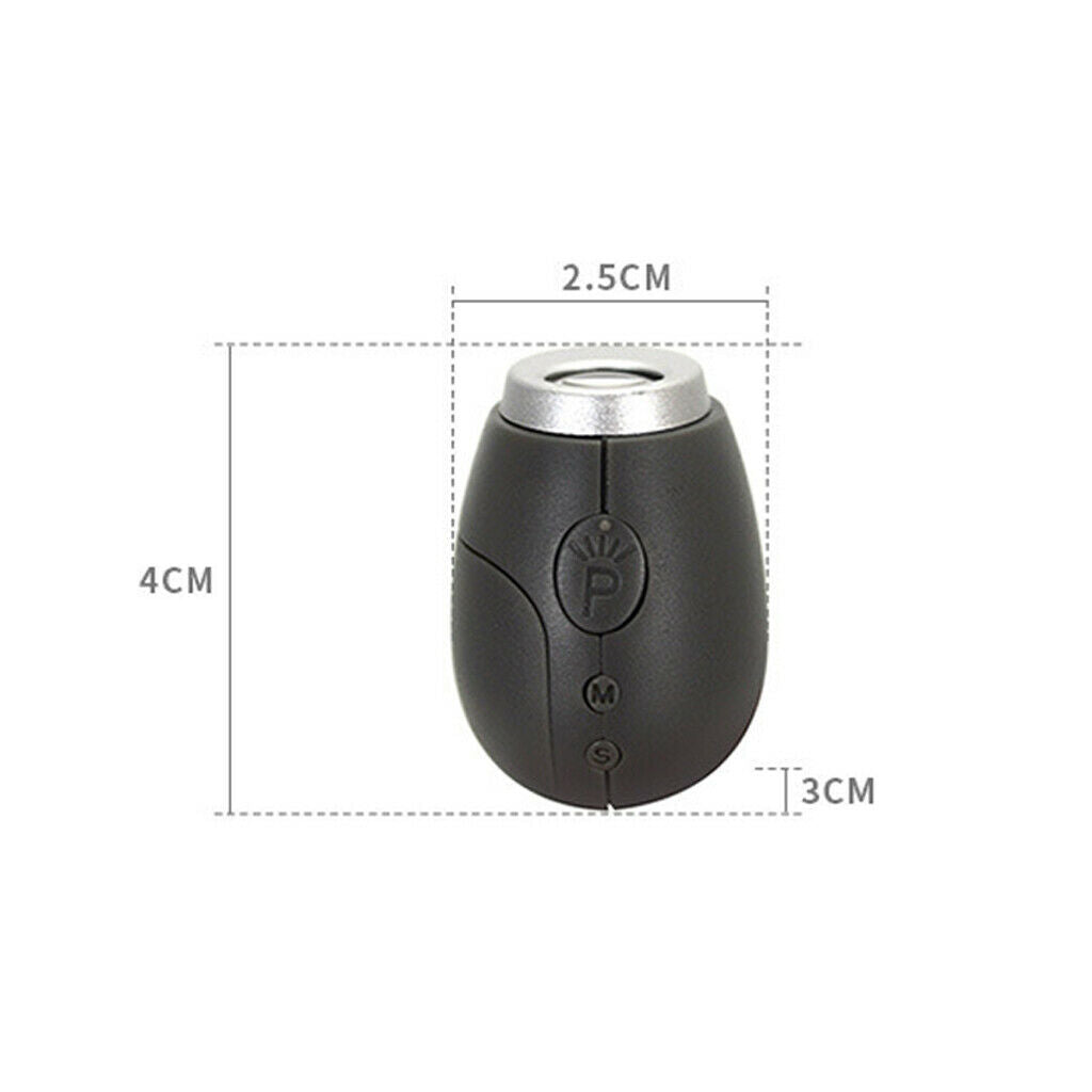 Pack of 6 Portable Mini Projection Clock LED for Wall or Ceiling Projection,