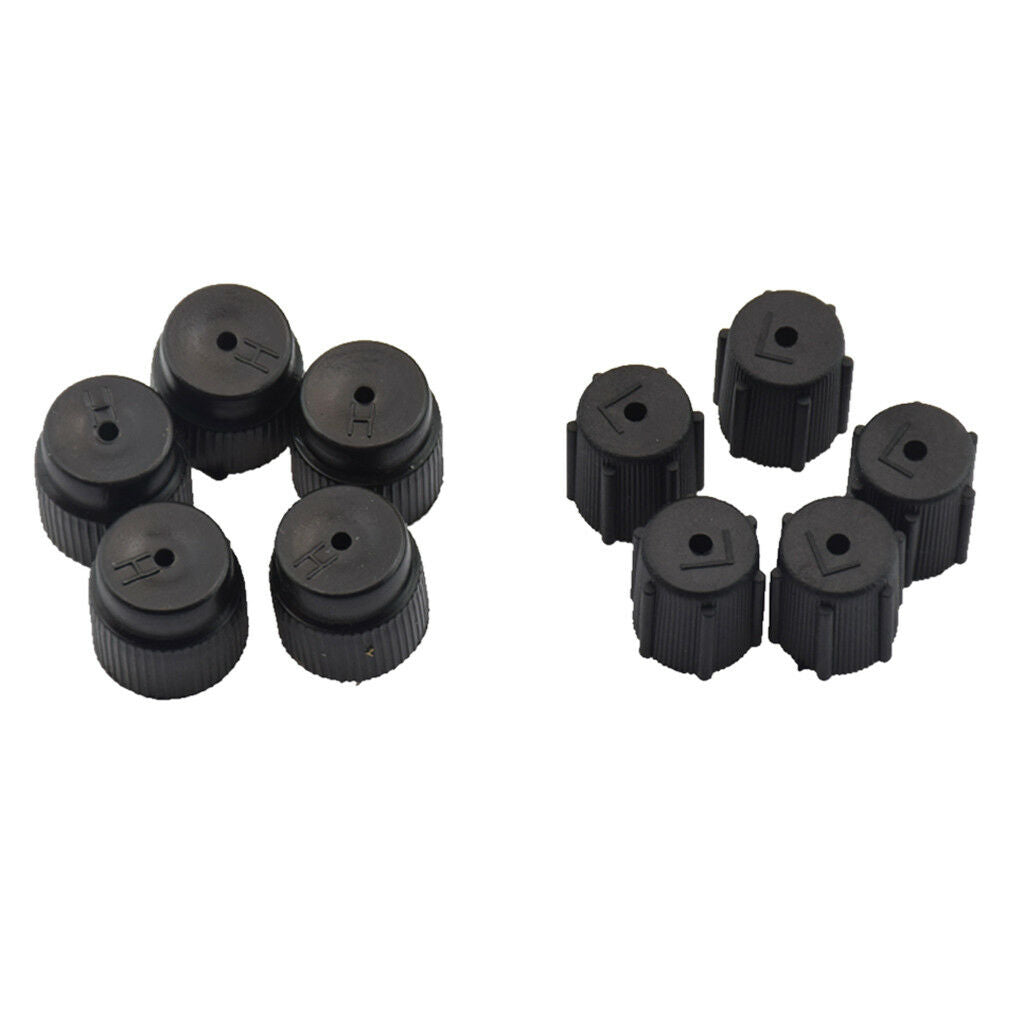 10 Pcs High Low Side AC Valve   Sealing Cover Universal R134a Valve Cover