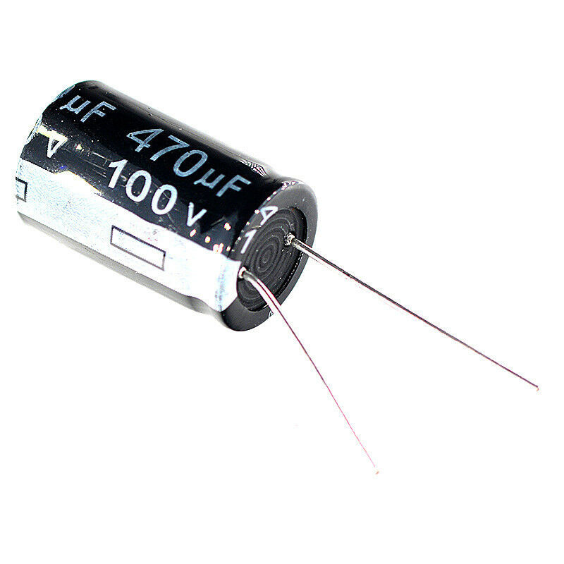 40Pcs 100V 10UF 22UF 47UF 220UF 470UF Electrolytic Capacitor Assorted Kit
