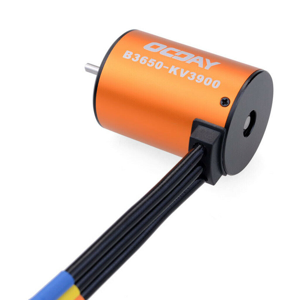 Pack of 1 Waterproof 3650 3900KV Brushless Motor for 1/10 RC Crawler Car