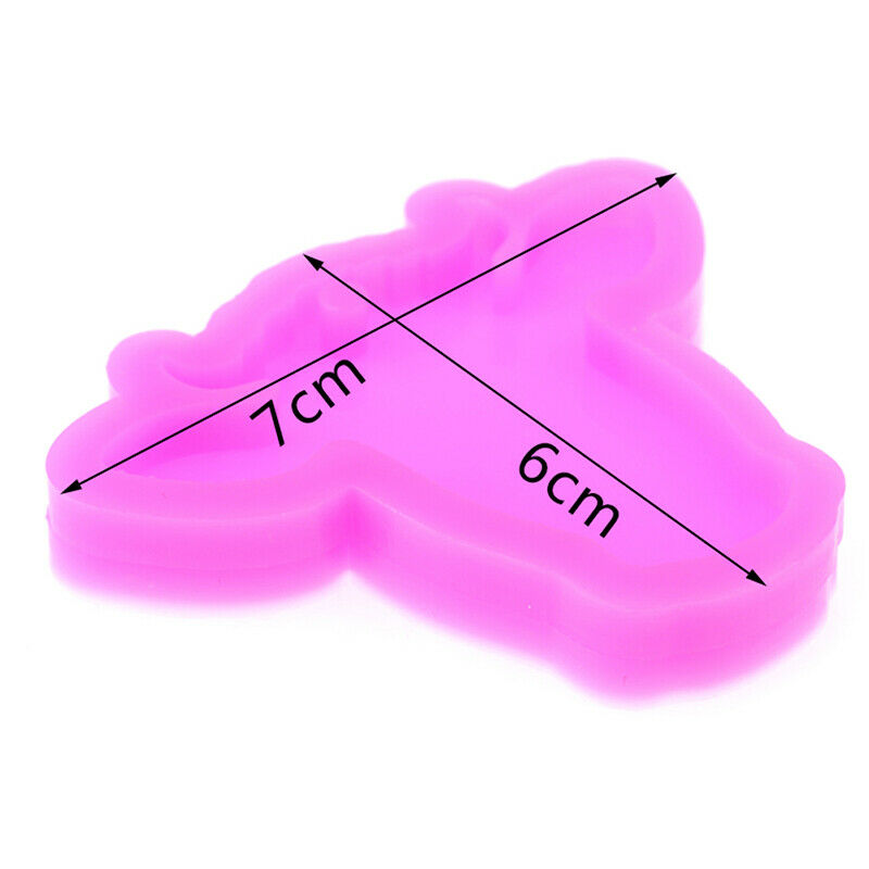 DIY Bull Head Mold Silicone Mould for Keychain Key Ring Pendant Decor Cow.l8
