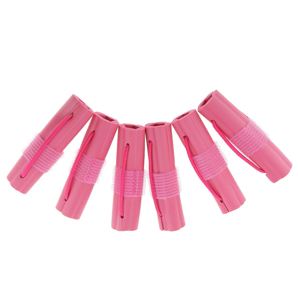 6 Pcs Soft Sponge Foam Hair Curler Curling Styling Rollers Twist Tool