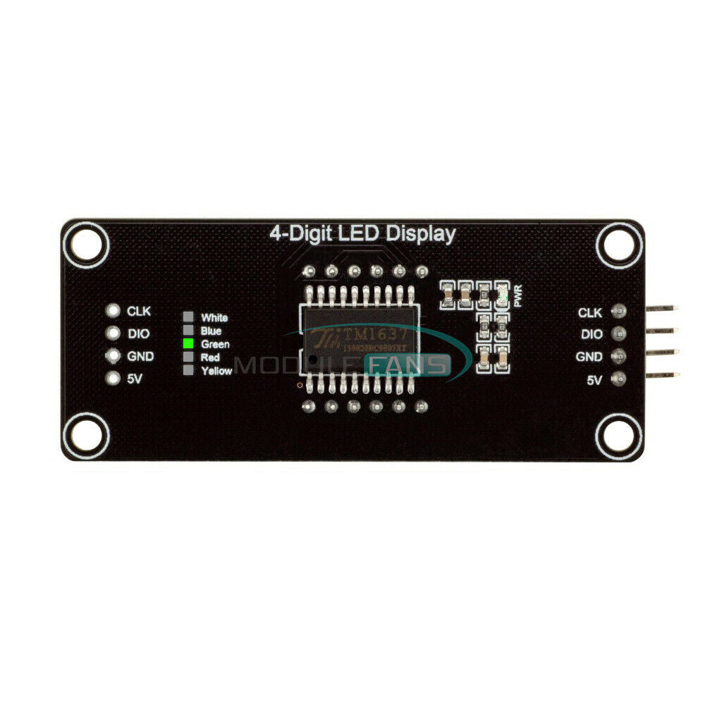 5PCS 0.56"inch Green TM1637 4-Bits Digital LED Display Clock Tube 5V for Arduino