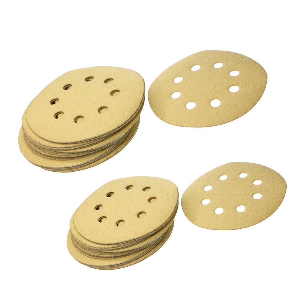 40x  Sanding Disc Sandpaper 5inch 8 holes Sandpaper Sheets