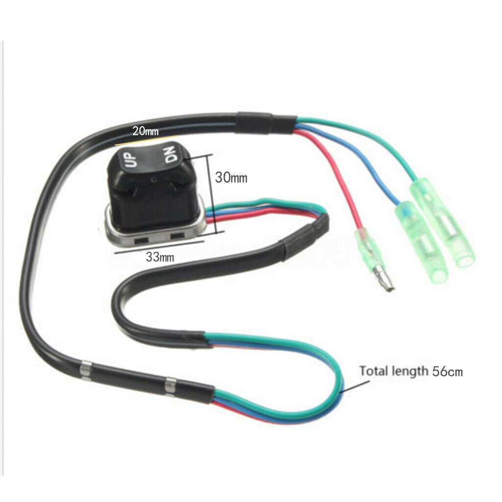 Trim Tilt Switch Kit Fit for 4-stroke Yamaha Outboard Motors 703-82563-02-00