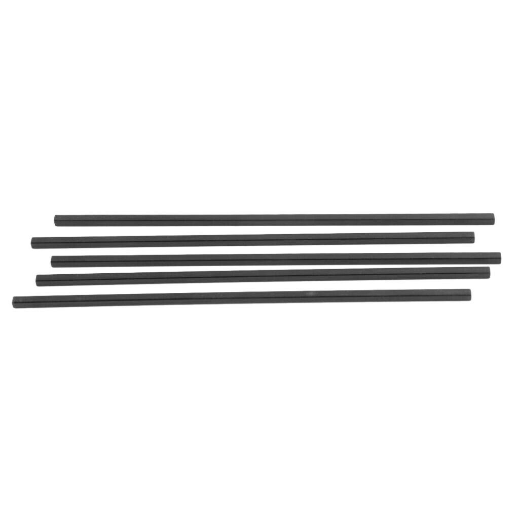 5 PCS 20cm Length Carbon Fiber Tube/Pipe/Tubing for RC Drone UAV ACCS