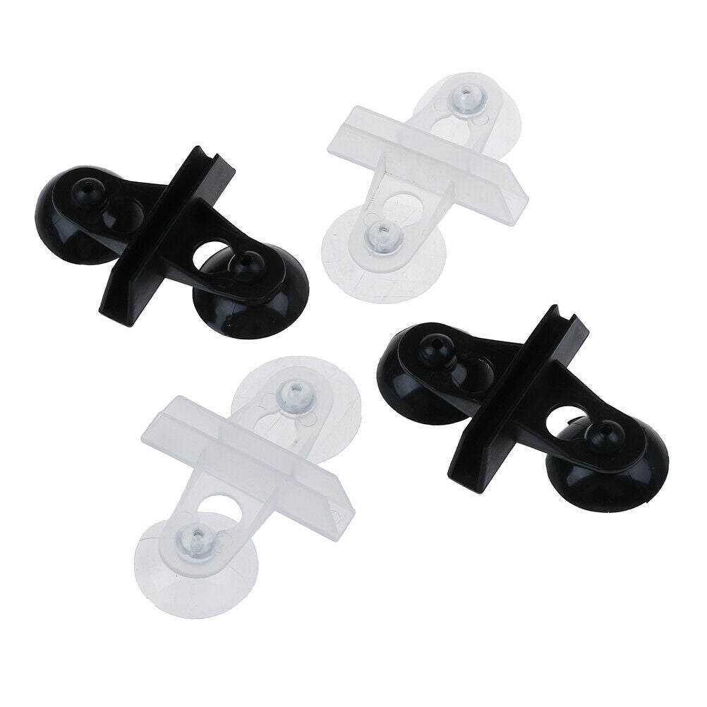 5pcs Aquarium Fish Tank Divider Suction Cup Divider Plastic Sheet Holder .l8