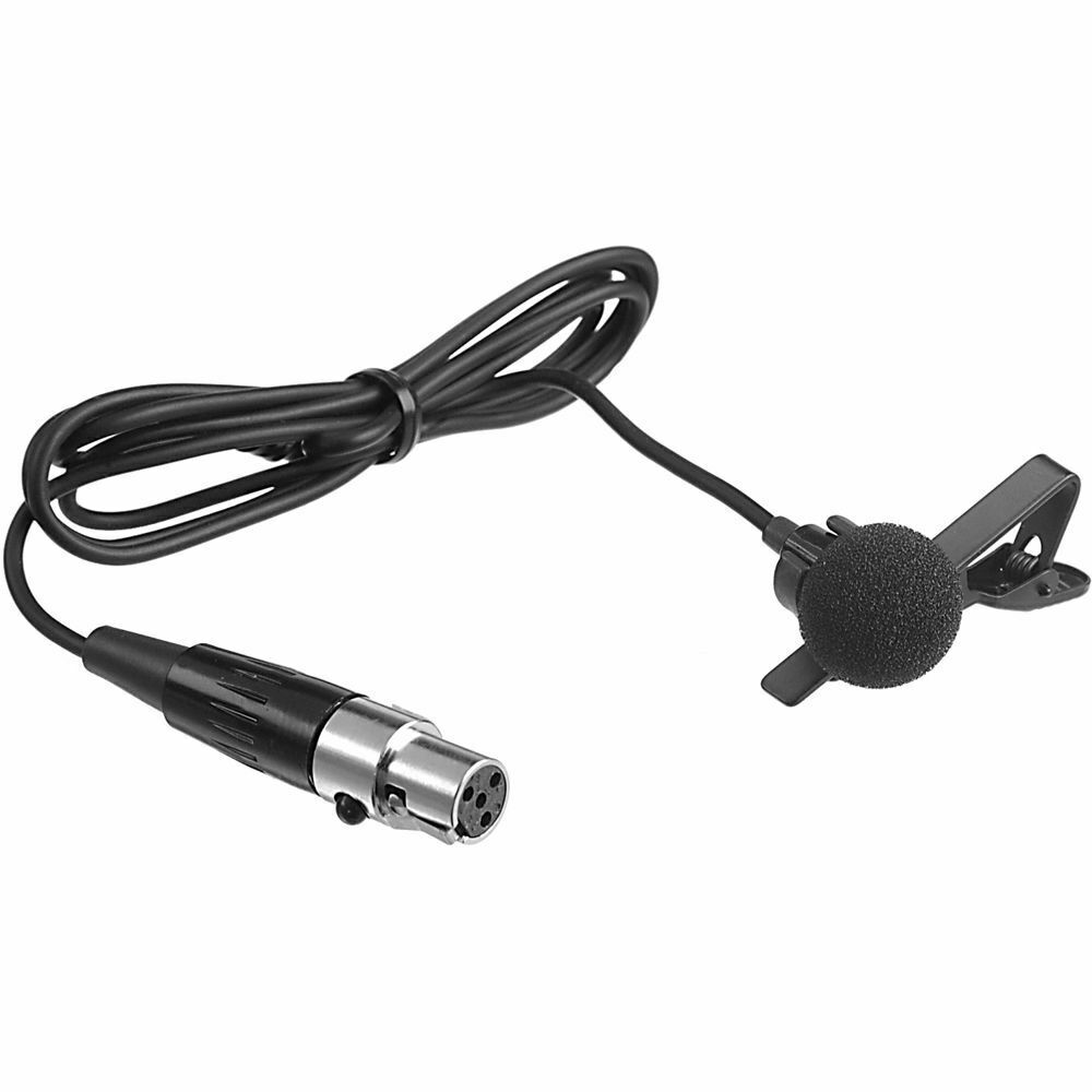 Lavalier Lapel Microphone with 4 pin XLR Connector for shure ta4f Wireless mic