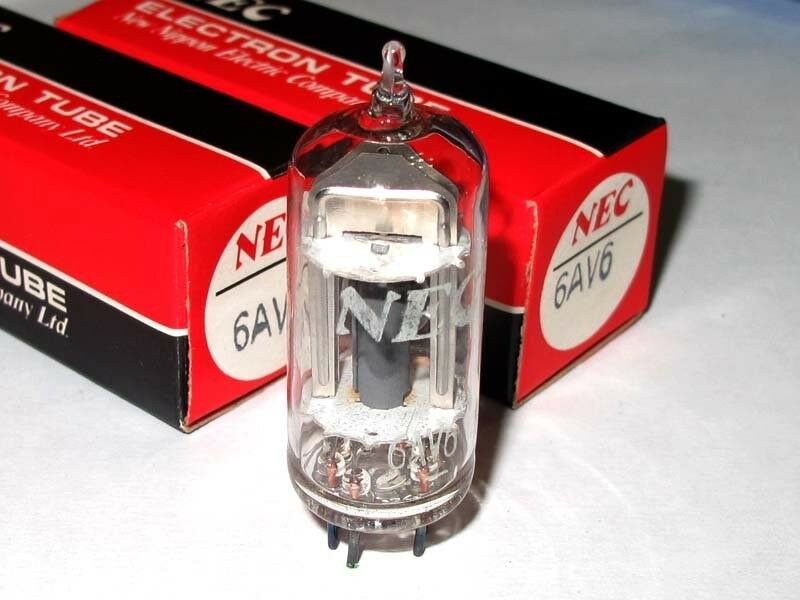 10PCS - NEC 6AV6 Radio Vacuum tube NOS