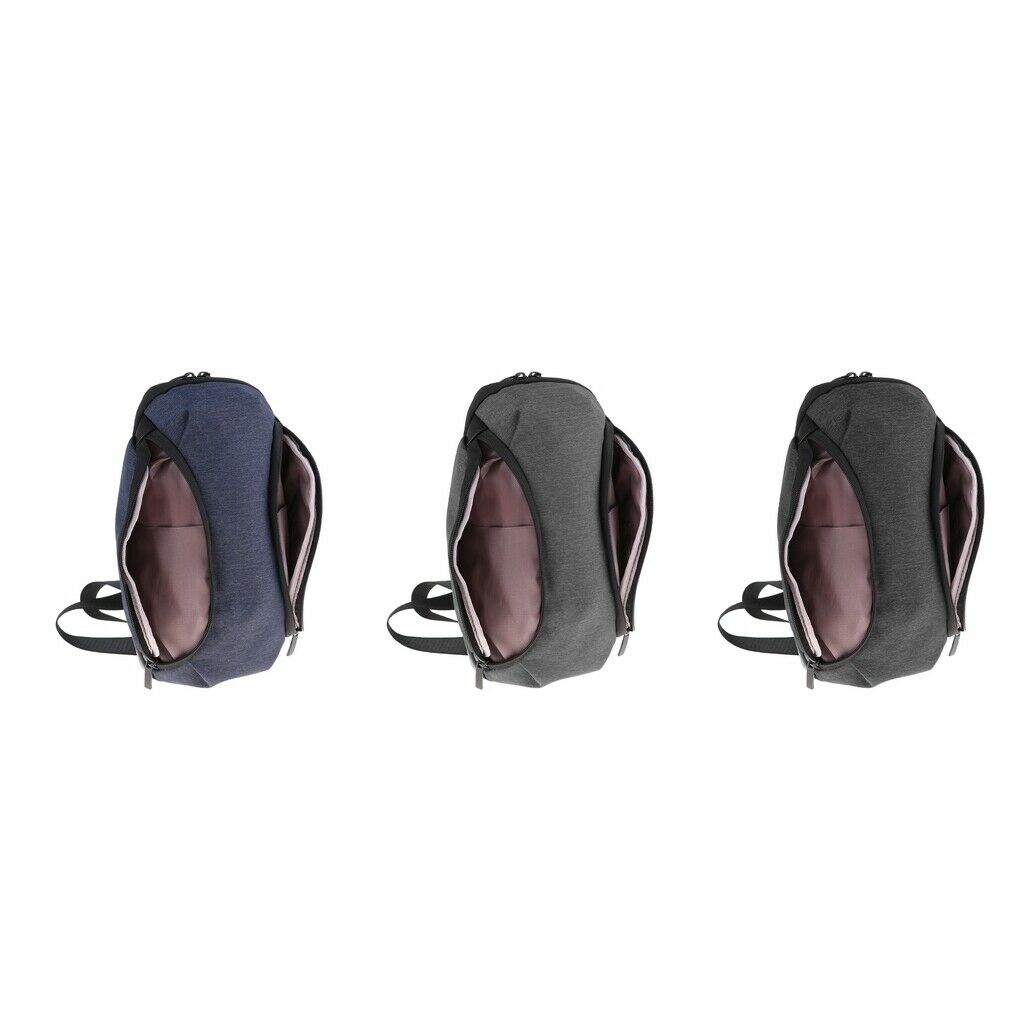 USB Charging Chest Crossbody Sling Bag Backpack Blue